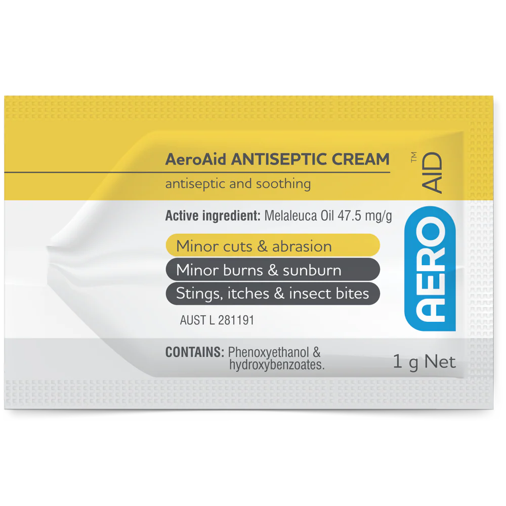 AEROAID Antiseptic Cream Sachet 1g (Box of 500)