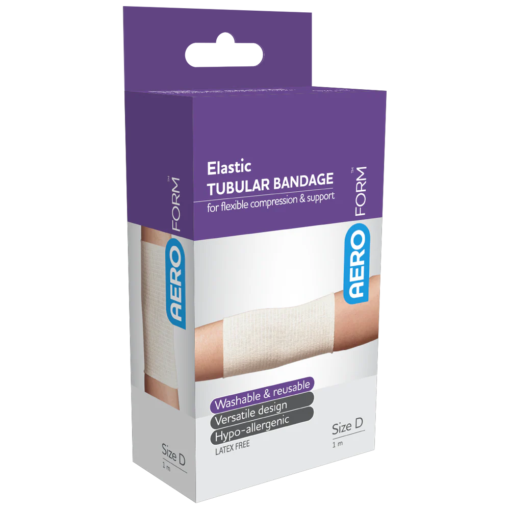 AEROFORM Size D Large Limbs Elastic Tubular Bandage 7.5cm x 1M