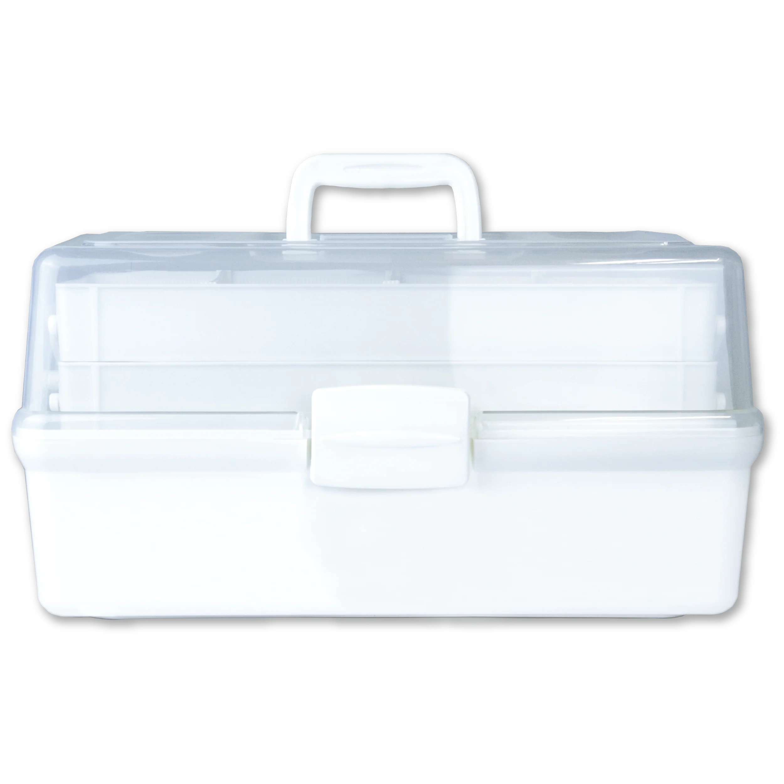 AEROCASE Medium White and Clear Tacklebox 42 x 21 x 22cm