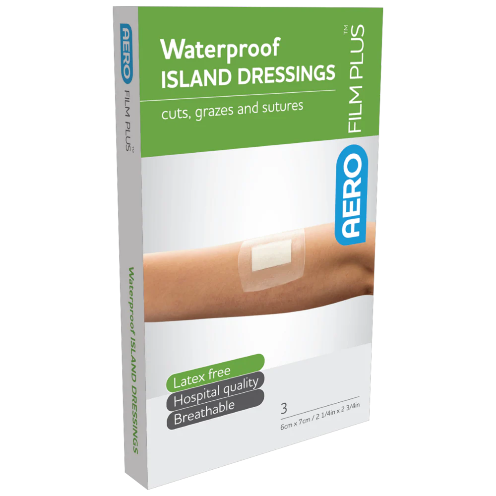 AEROFILM PLUS Waterproof Island Dressing 6 x 7cm Box/3  Env/3