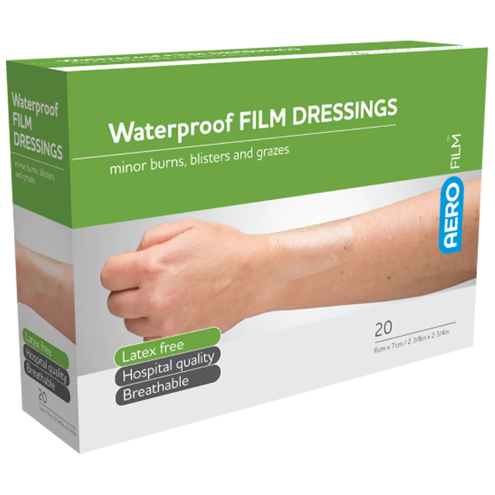 AEROFILM Waterproof Film Dressing 6 x 7cm Box/20