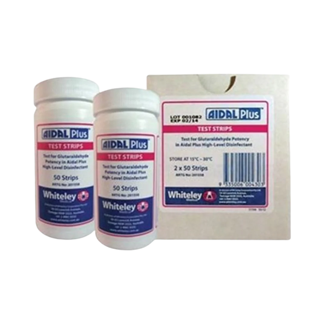 Aidal Plus Test Strips 2 x 50 Strips per box
