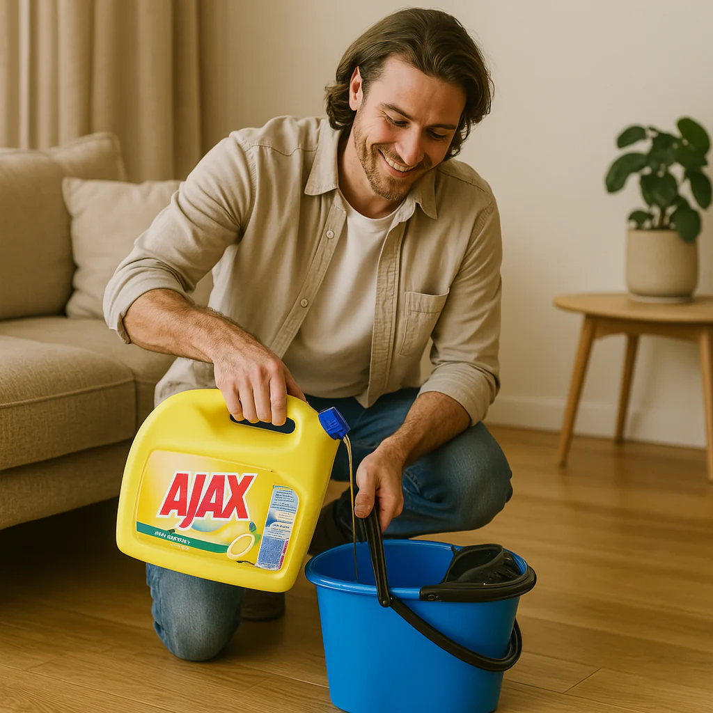 Ajax Floor Cleaner Lemon 5 litre - Image 2