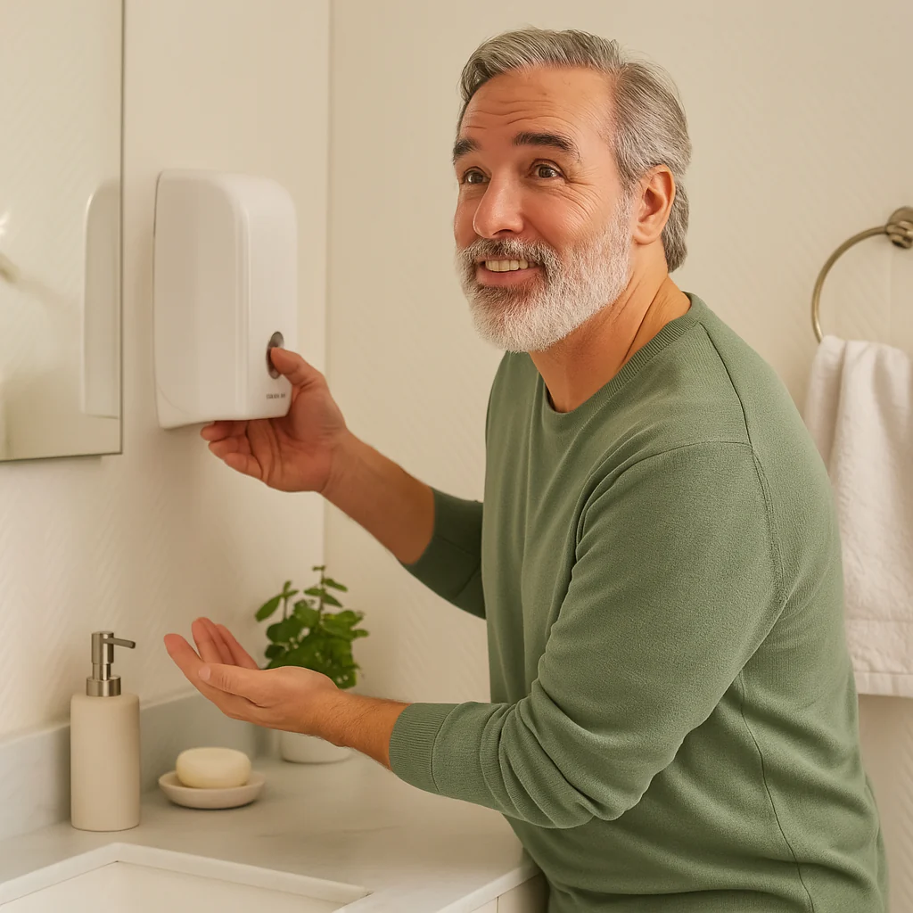 Aquarius Hygenic Toilet Tissue Dispenser Single 69460 - Image 2