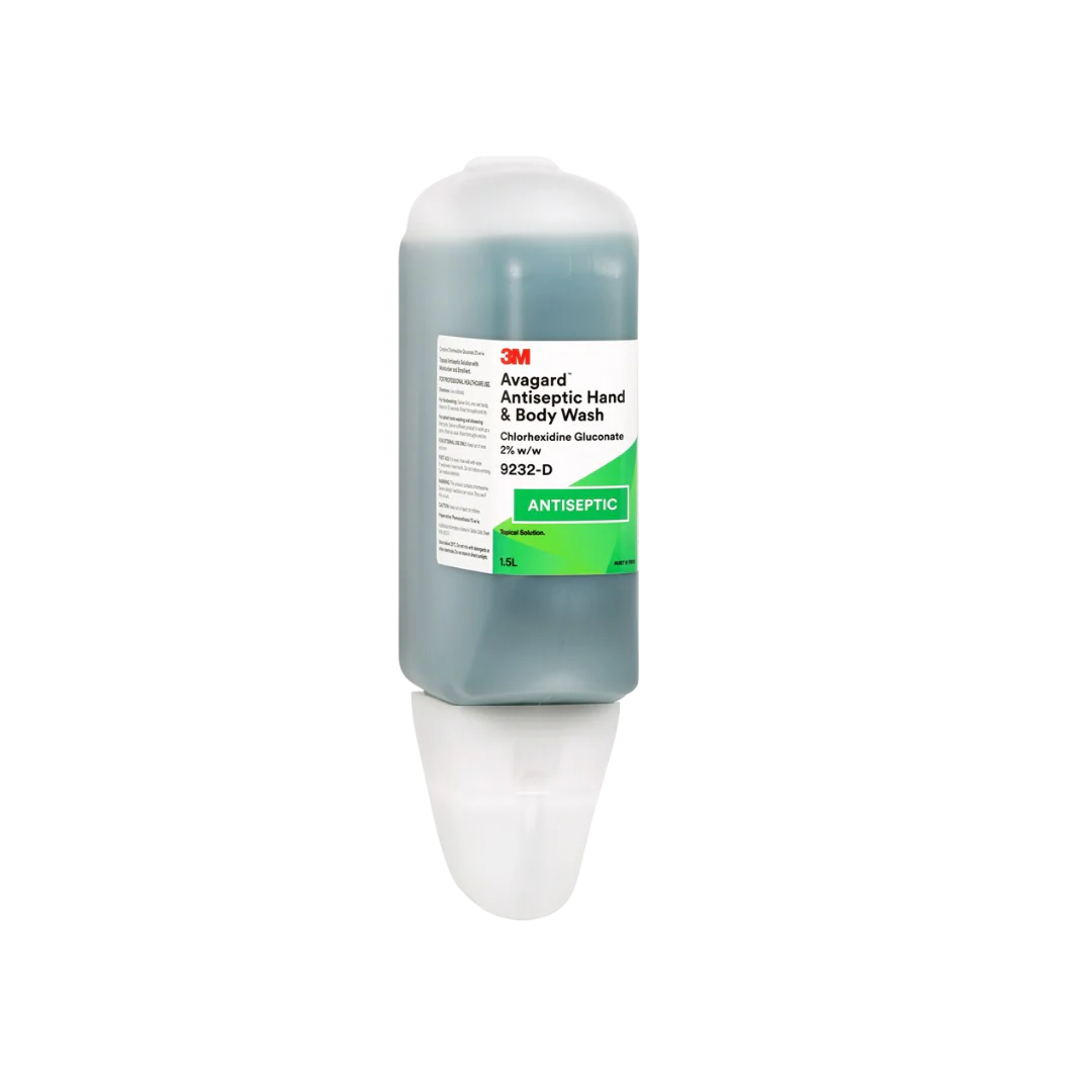 Avagard Antiseptic Hand & Body Wash 2% Chlorhexidine 1.5L
