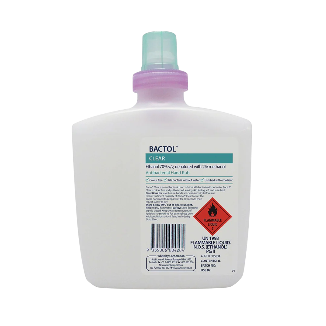 Bactol Clear Antibacterial Hand Gel 1L