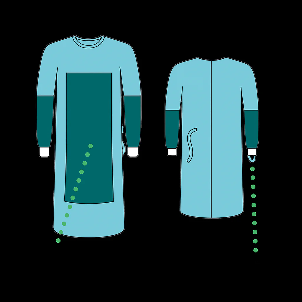 Barrier Universal Surgical St Gown Large High Performance - Image 2