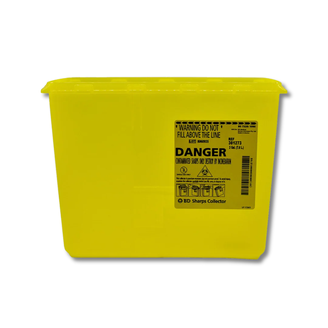 Bio-Hazard Collector B.D. Sharps 7.6ltr Next Generation