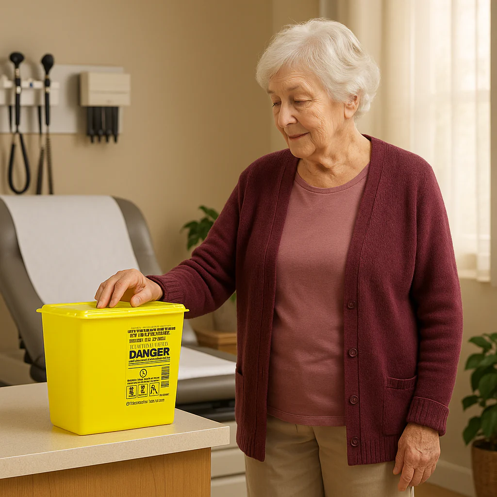 Bio-Hazard Collector B.D. Sharps 7.6ltr Next Generation - Image 2