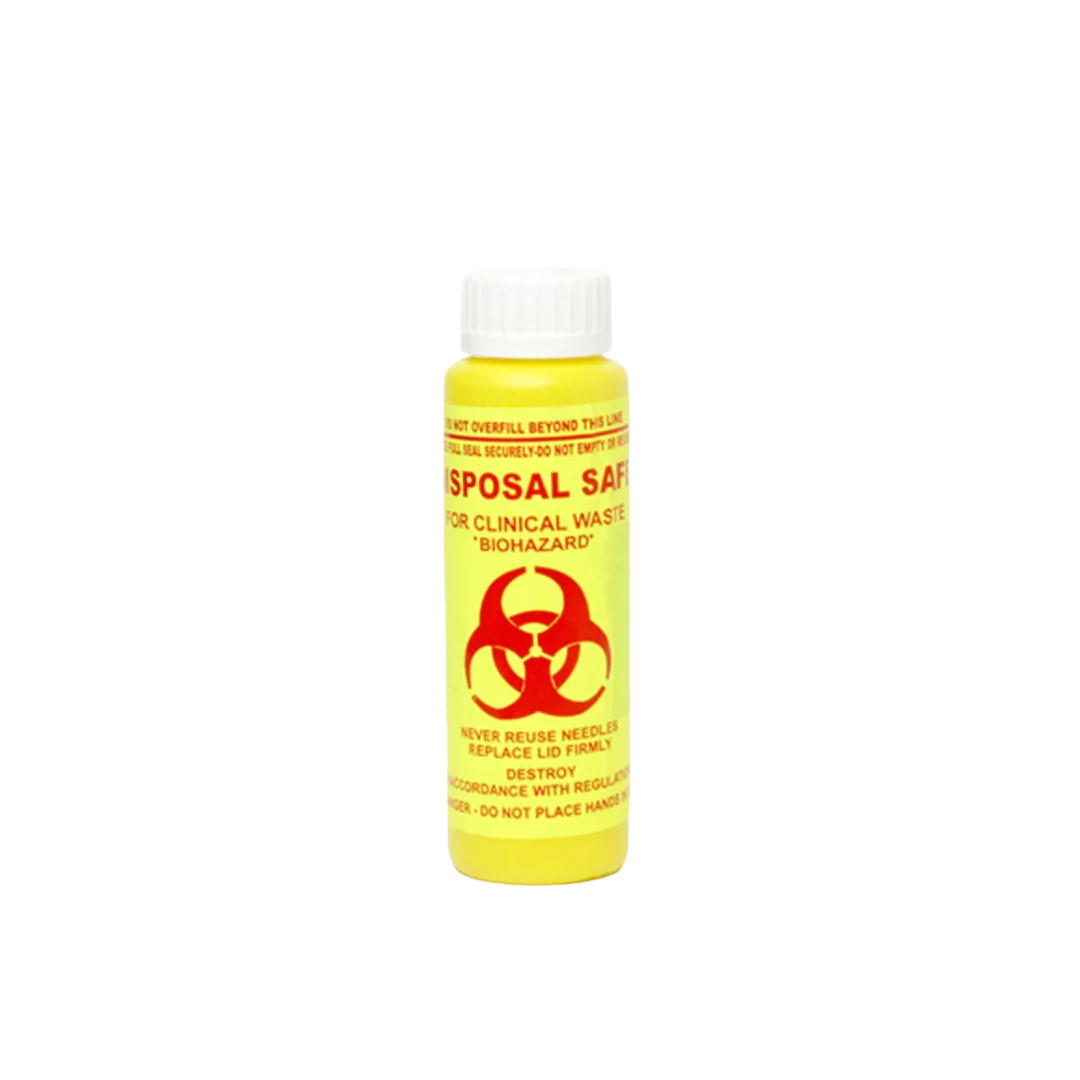 Bio-Hazard Collector Sharps Container Fittube 150ml