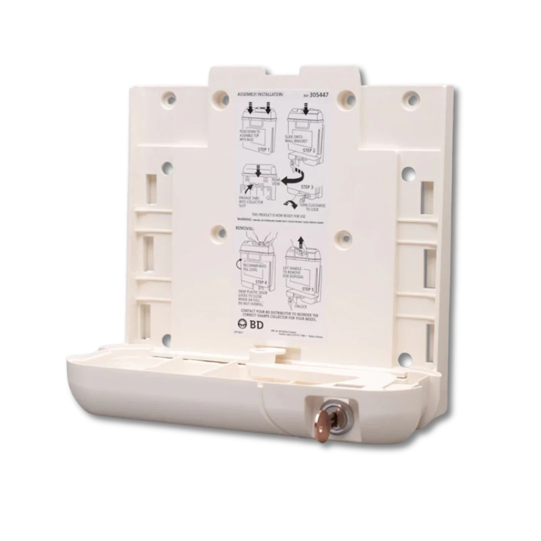 Bio-Hazard Wall Bracket Locking for Sharps 5.1ltr Next Generation
