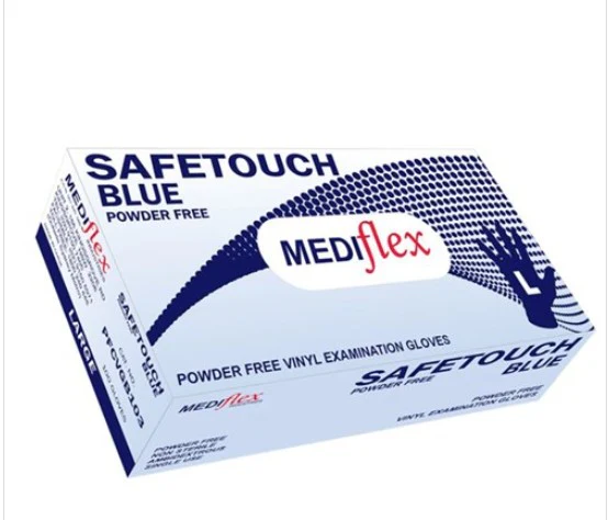 Blue Vinyl P/Free Gloves Large (Food Handling) box 100