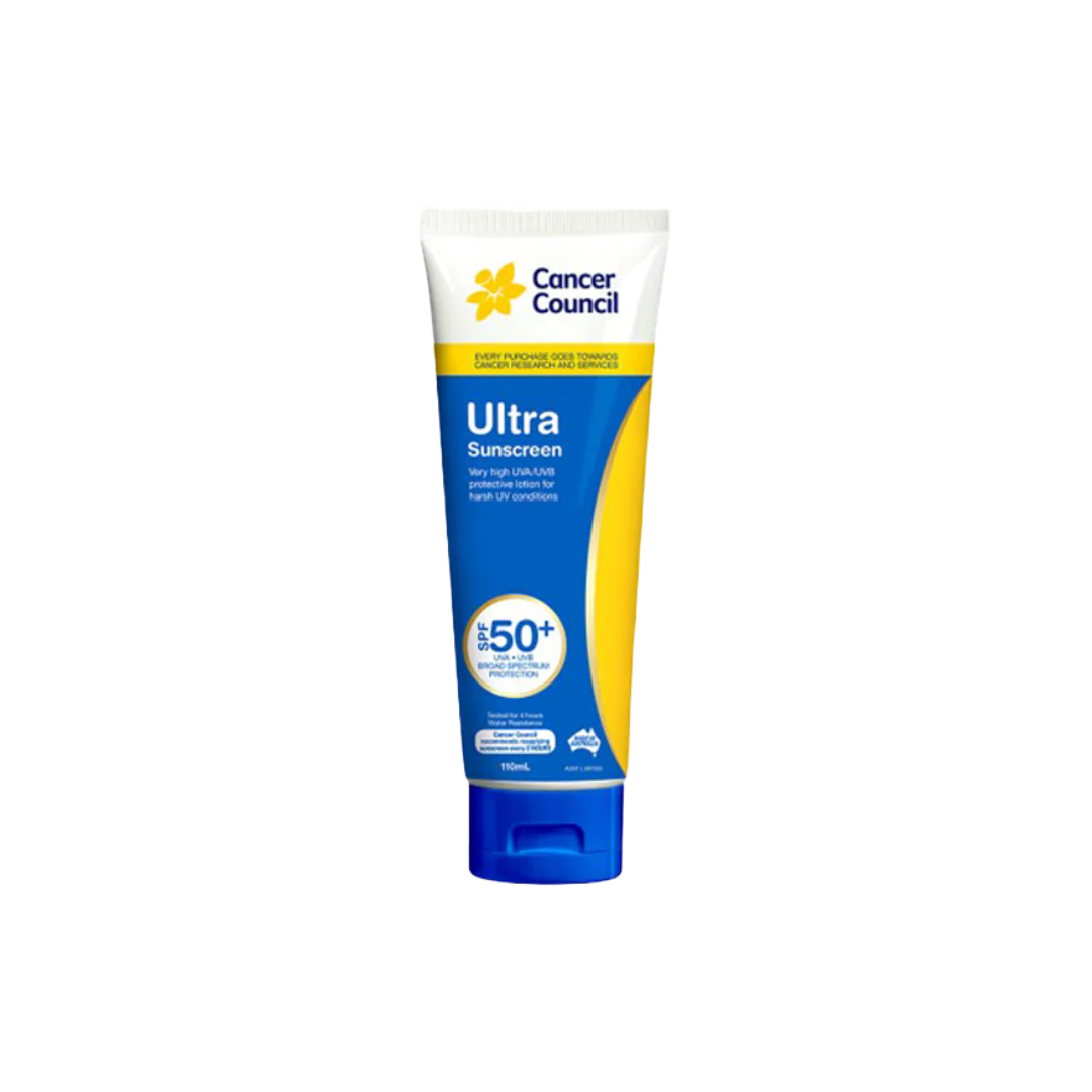 CANCER COUNCIL SPF50+ Ultra Sunscreen Tube 110mL (Box of 24)