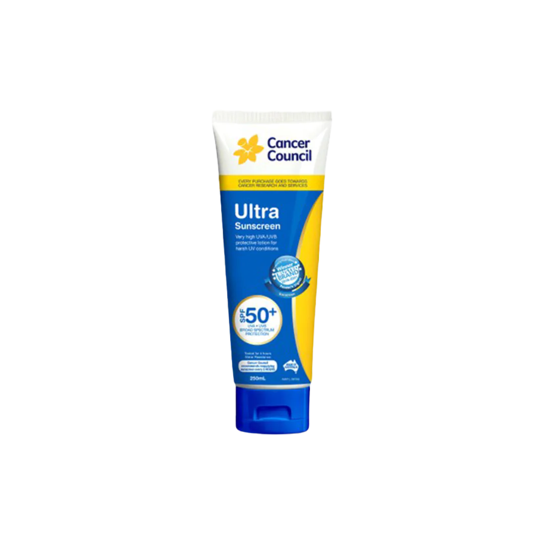 CANCER COUNCIL SPF50+ Ultra Sunscreen Tube 250mL (Box of 24)