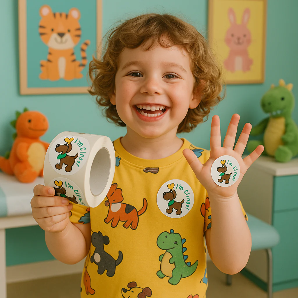 Childrens Label Puppy (I'M Clever) - Image 2