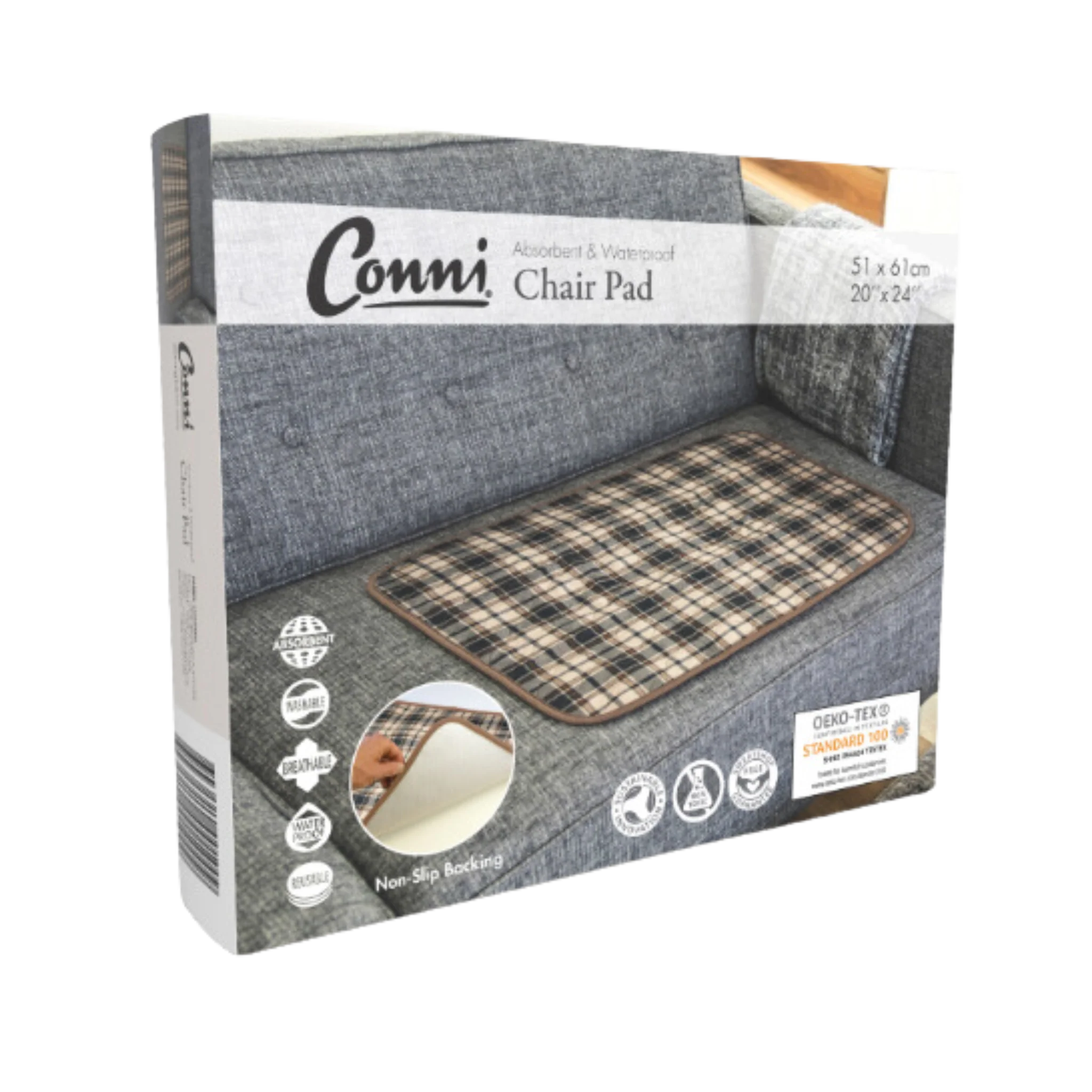 Conni Chairpad Large - Plaid