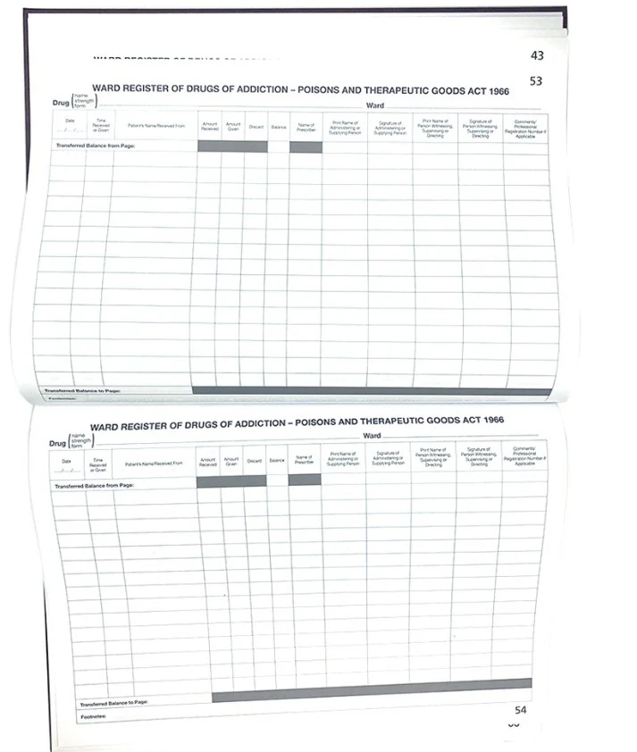 Controlled Drug Register Book NSW Only - Image 3