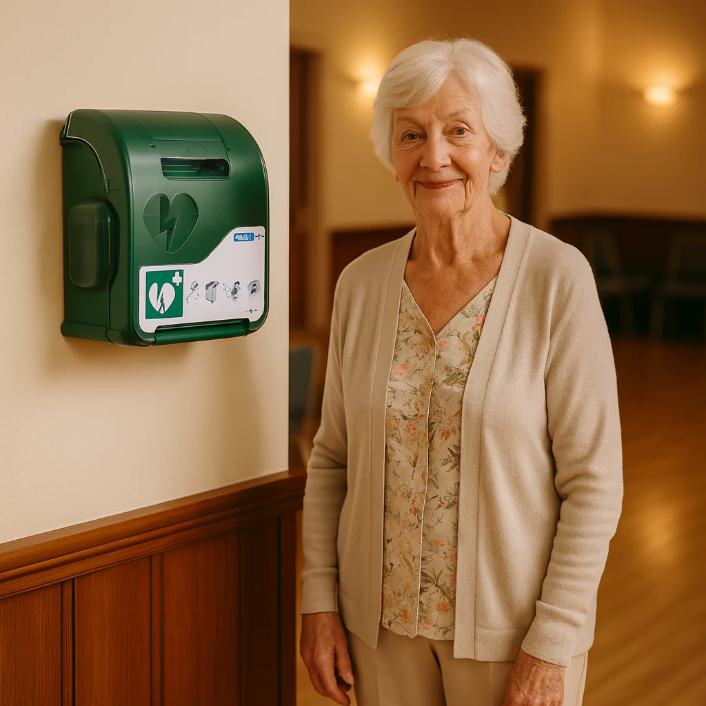 Custom Alarmed AED Cabinet 41 x 33 x 19cm - Image 2