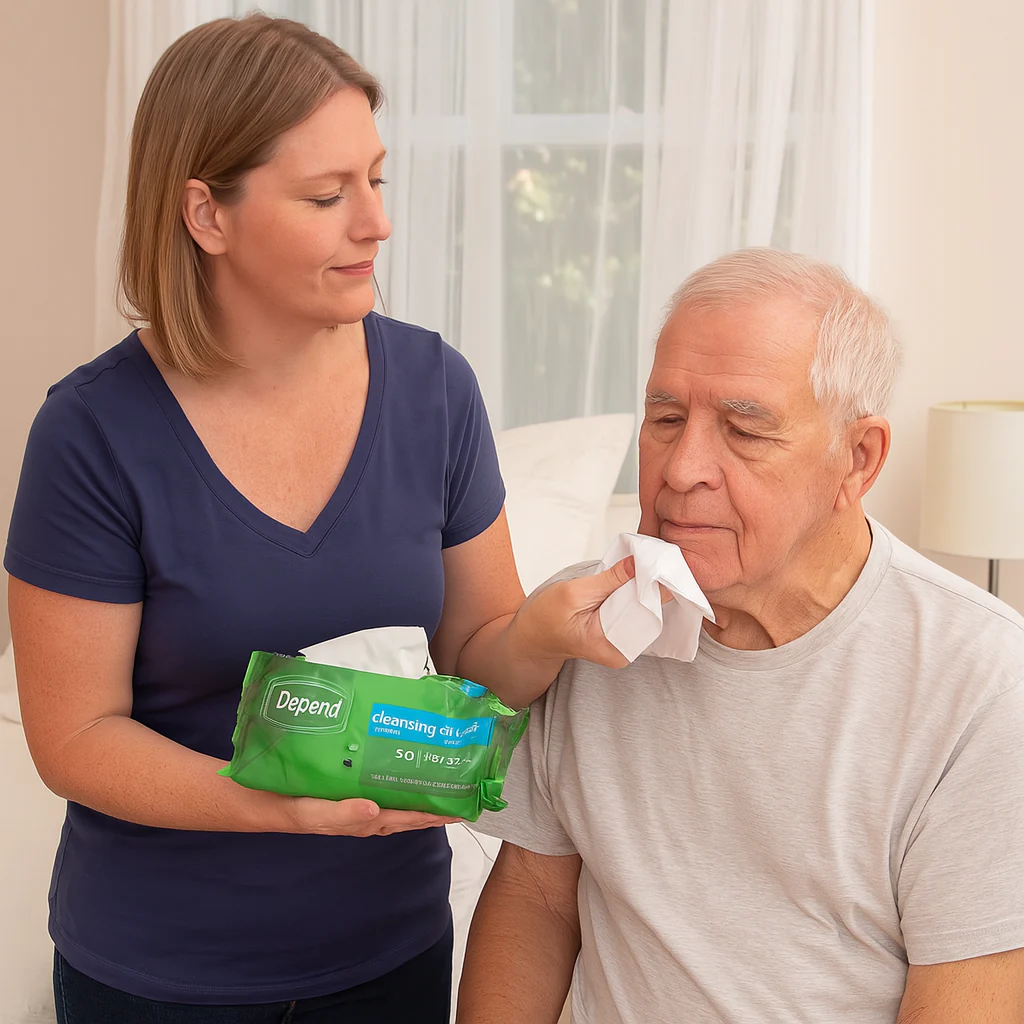 Depend Adult Wipes 14 x P50 19100 - Image 2