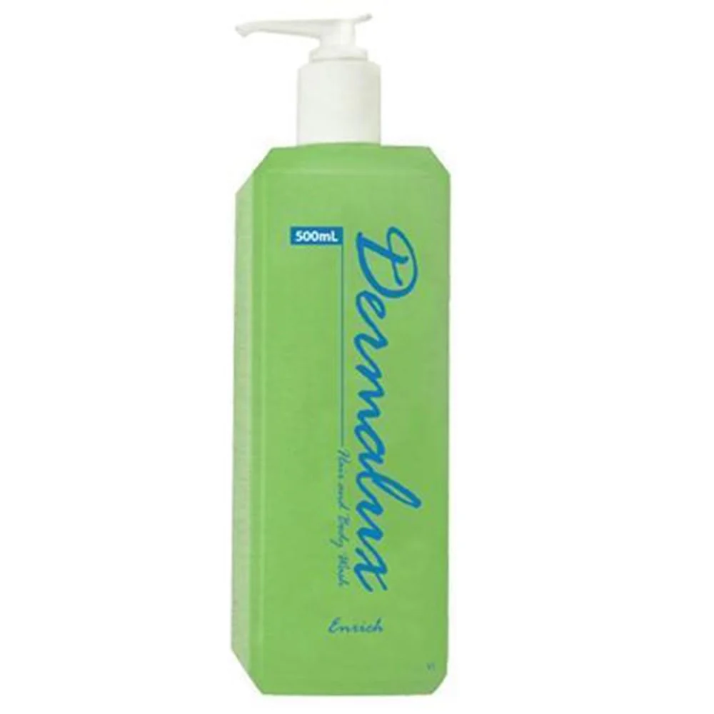 Dermalux Enrich 3 in 1 Hair & Body Wash 500ml Pump