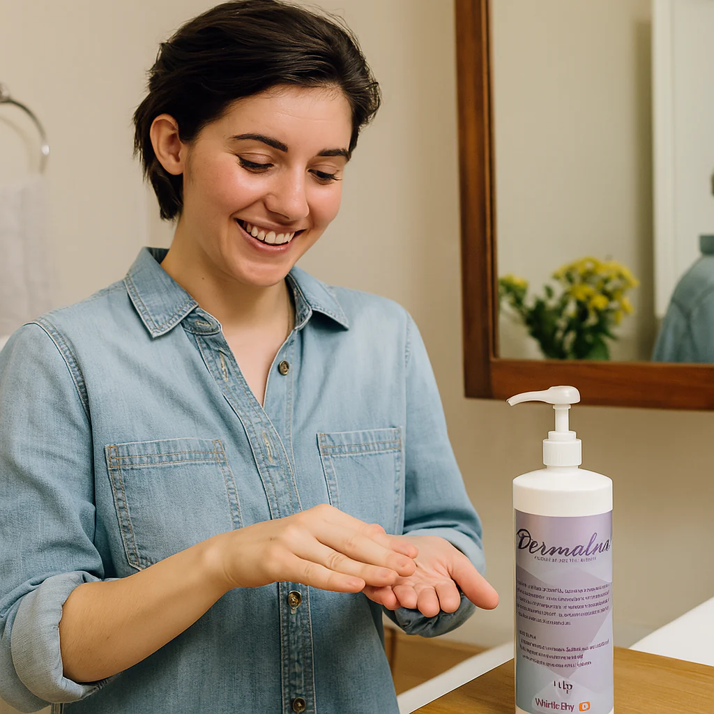 Dermalux Soft Towel Lotion 1 Litre Pump Each - Image 2