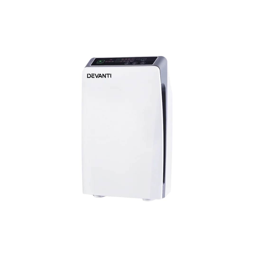 Devanti Air Purifier Cleaner Home Purifiers Odour Sensor HEPA Filter - Image 2