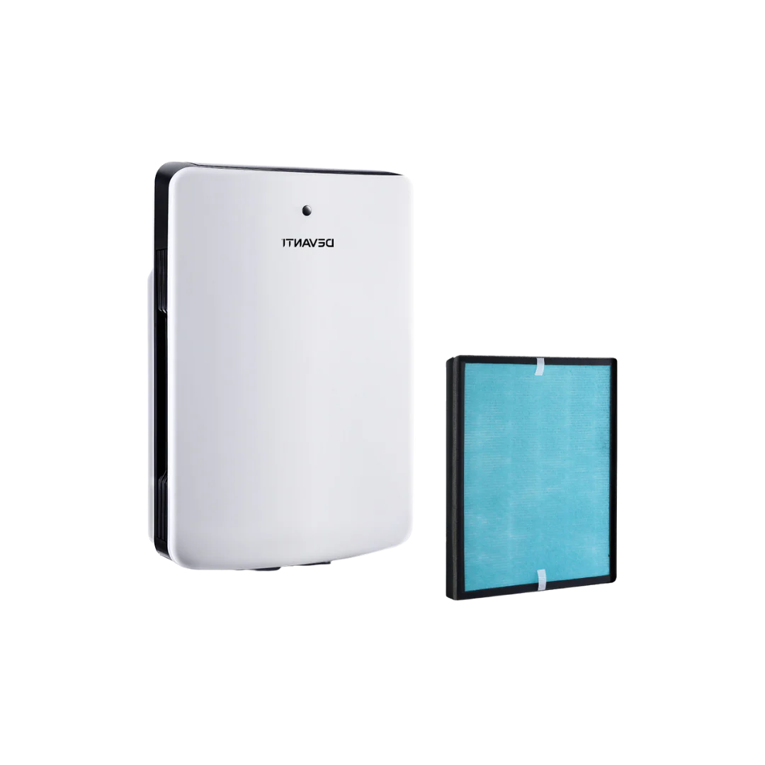 Devanti Air Purifier Freshener Carbon HEPA Filter Home Office Odour Cleaner