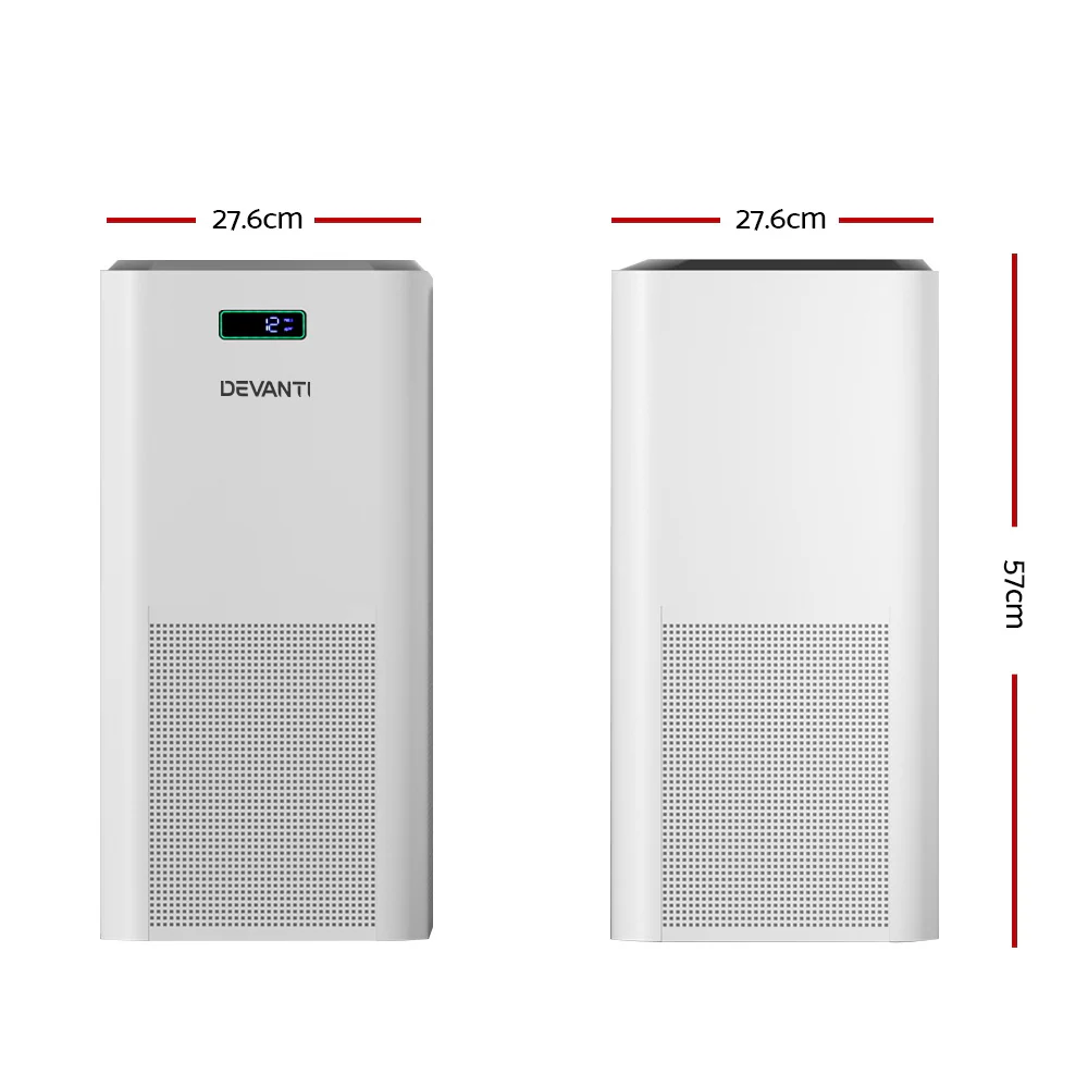 Devanti Air Purifier Home Purifiers HEPA Filter - Image 3