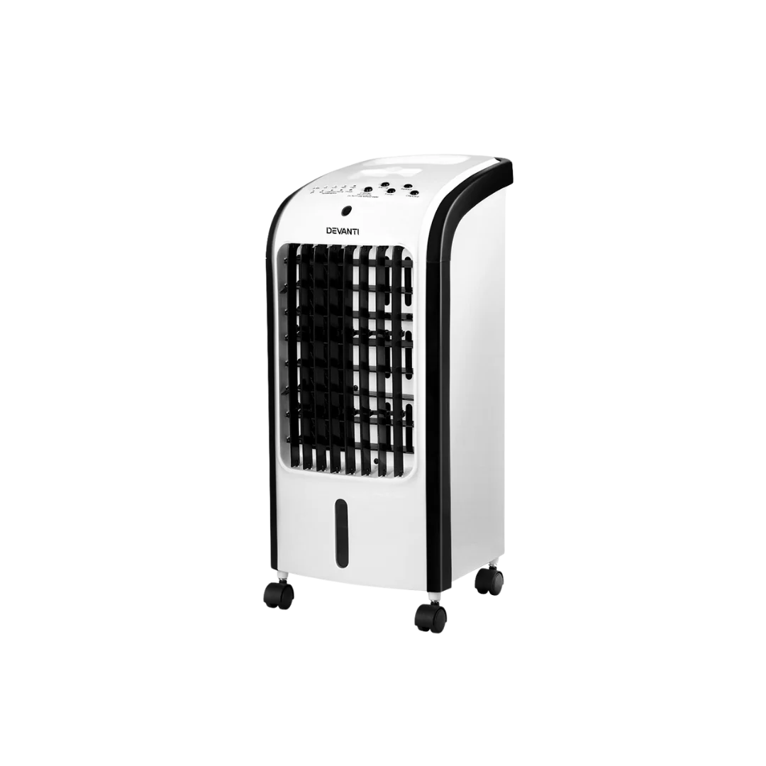 Devanti Evaporative Air Cooler Conditioner Portable 4L Cooling Fan Humidifier - Image 2