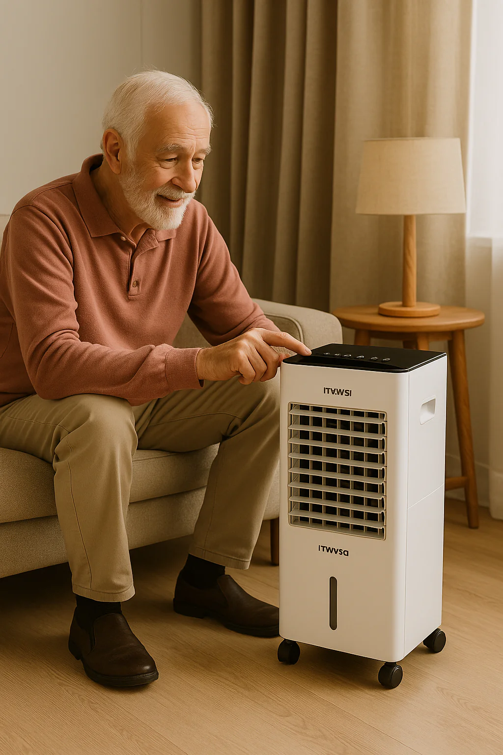Devanti Evaporative Air Cooler Conditioner Portable 6L Cooling Fan Humidifier - Image 10