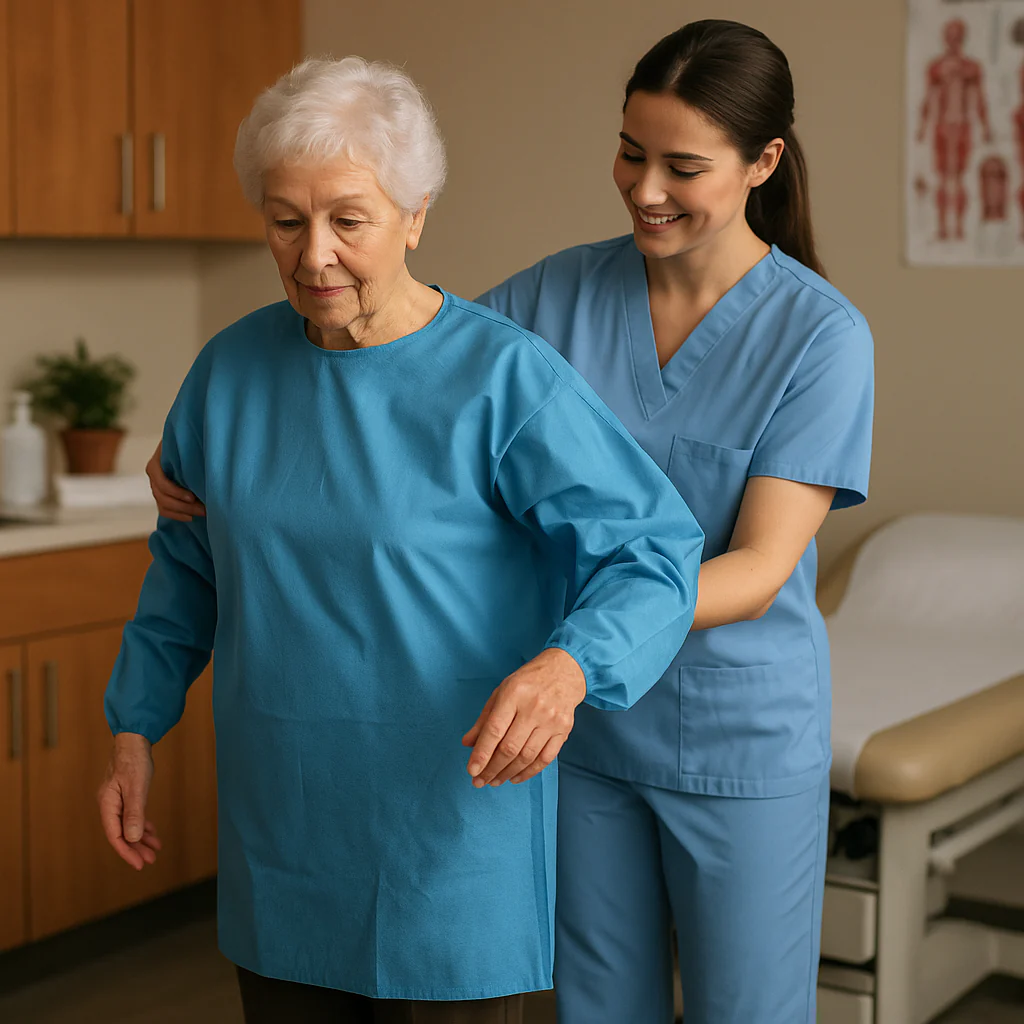 Examination Gown Level 3 SMS Large Ctn 50 - Image 2