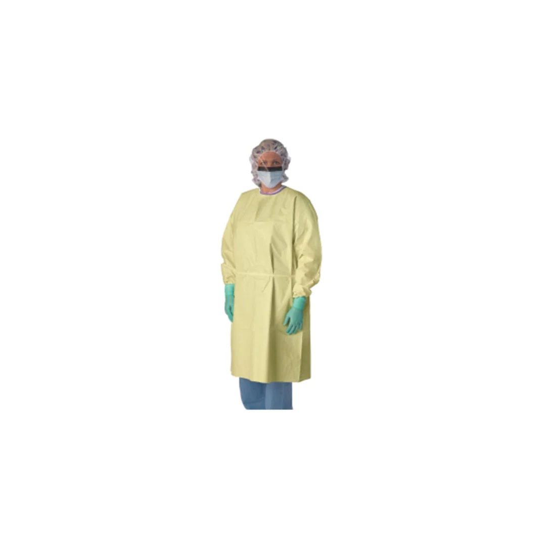 Gown Yellow Level 3 Elastic Cuff X/Lge