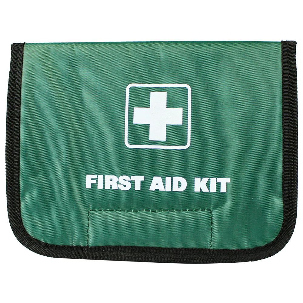 AEROBAG Green Fold-Over First Aid Bag 21.5 x 4.5 x 15.5cm