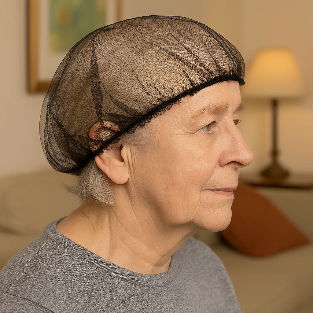 Hair Net Disposable Black C1000 - Image 2