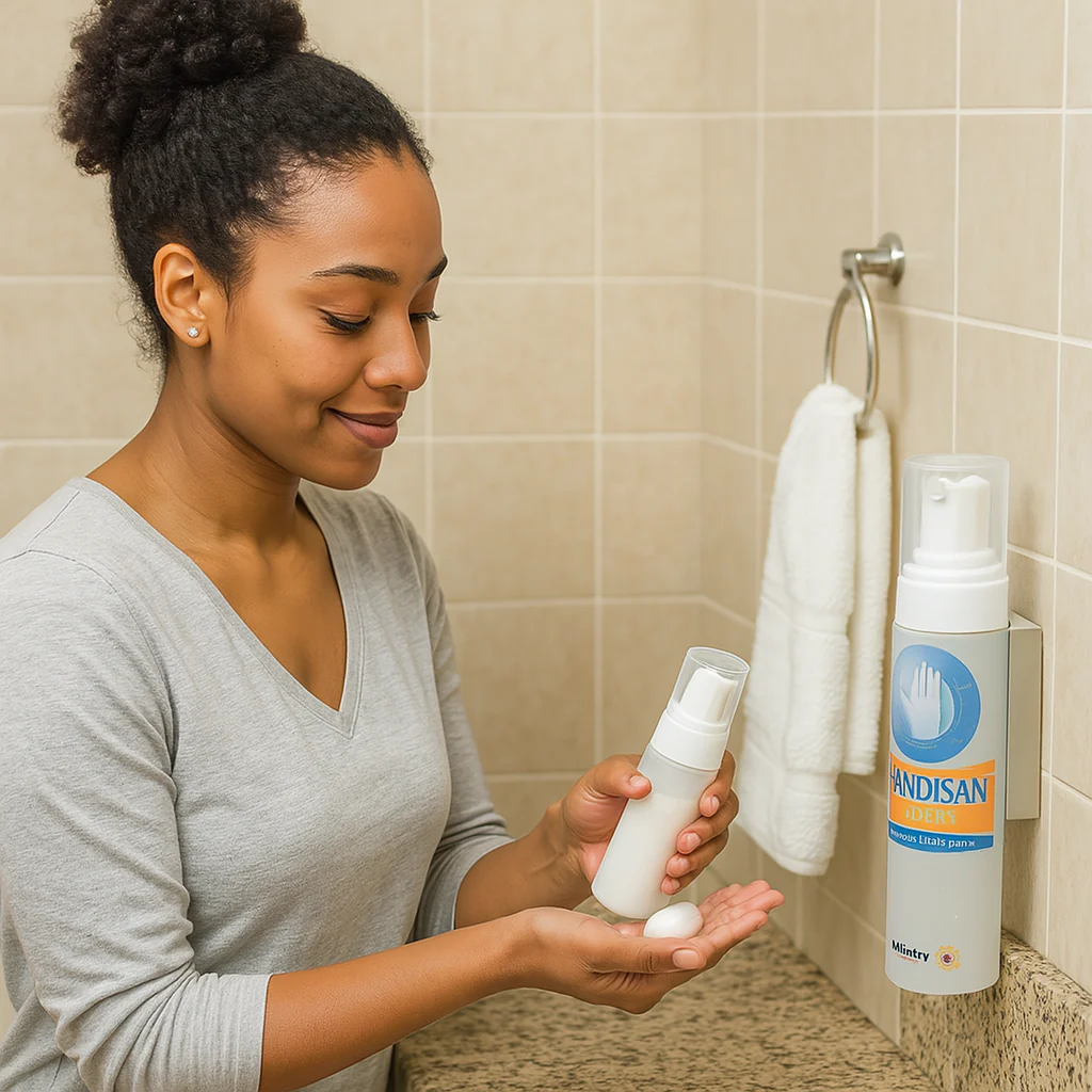 Handisan Foam Hand Sanitiser Alcohol Free 1 Litre Cartridge - Image 2