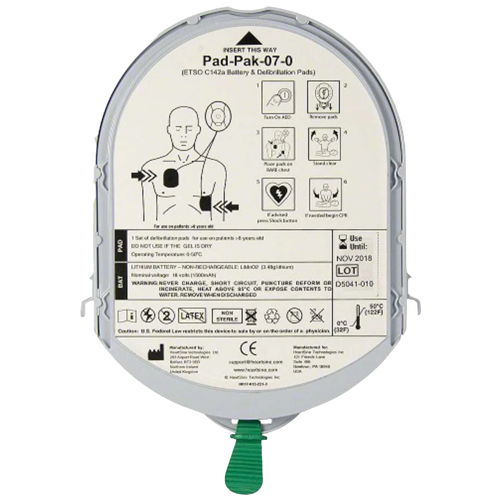 Heartsine AVIATION Adult Pad-Pak