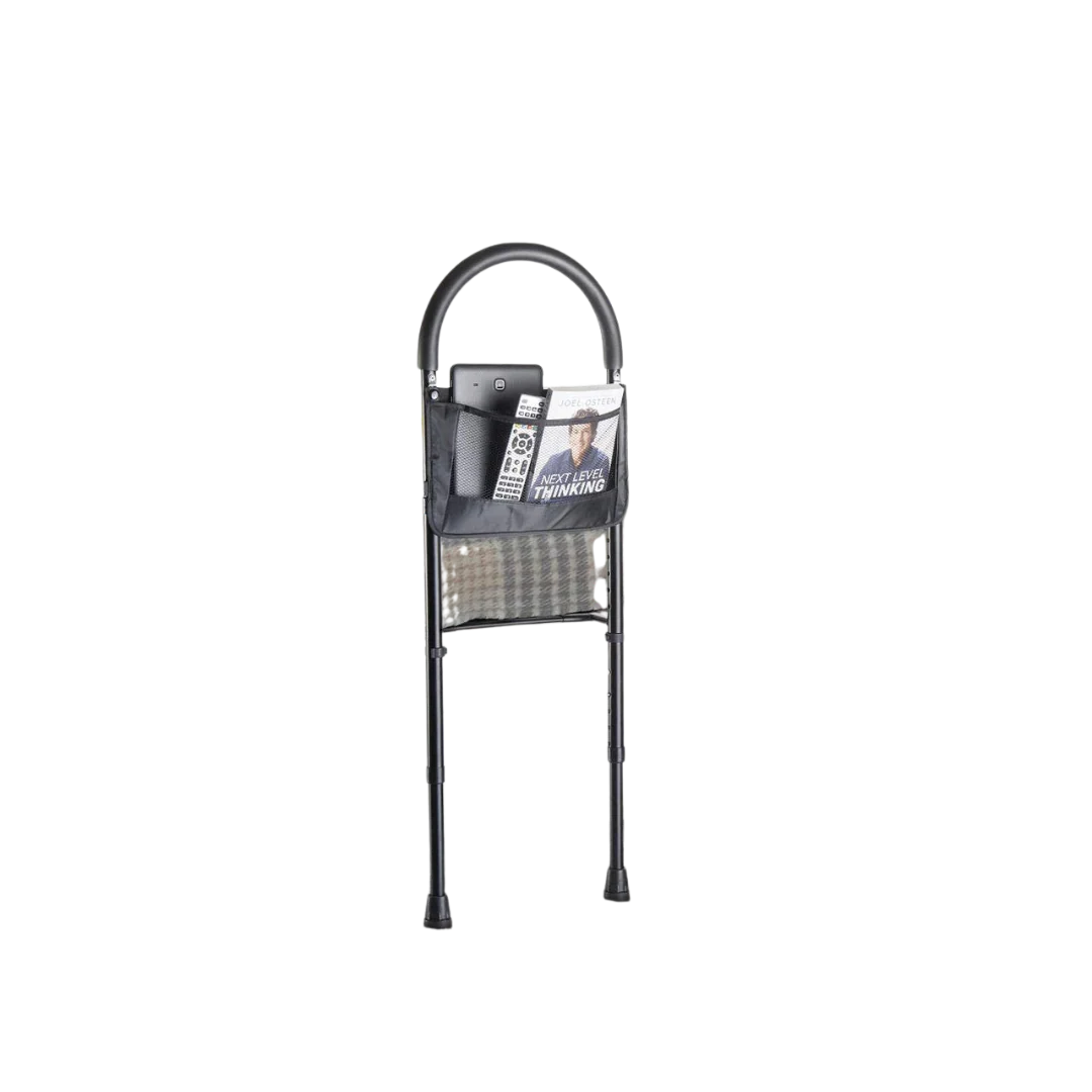 Height Adjustable Hand Bed Rail with Pouch - Image 4