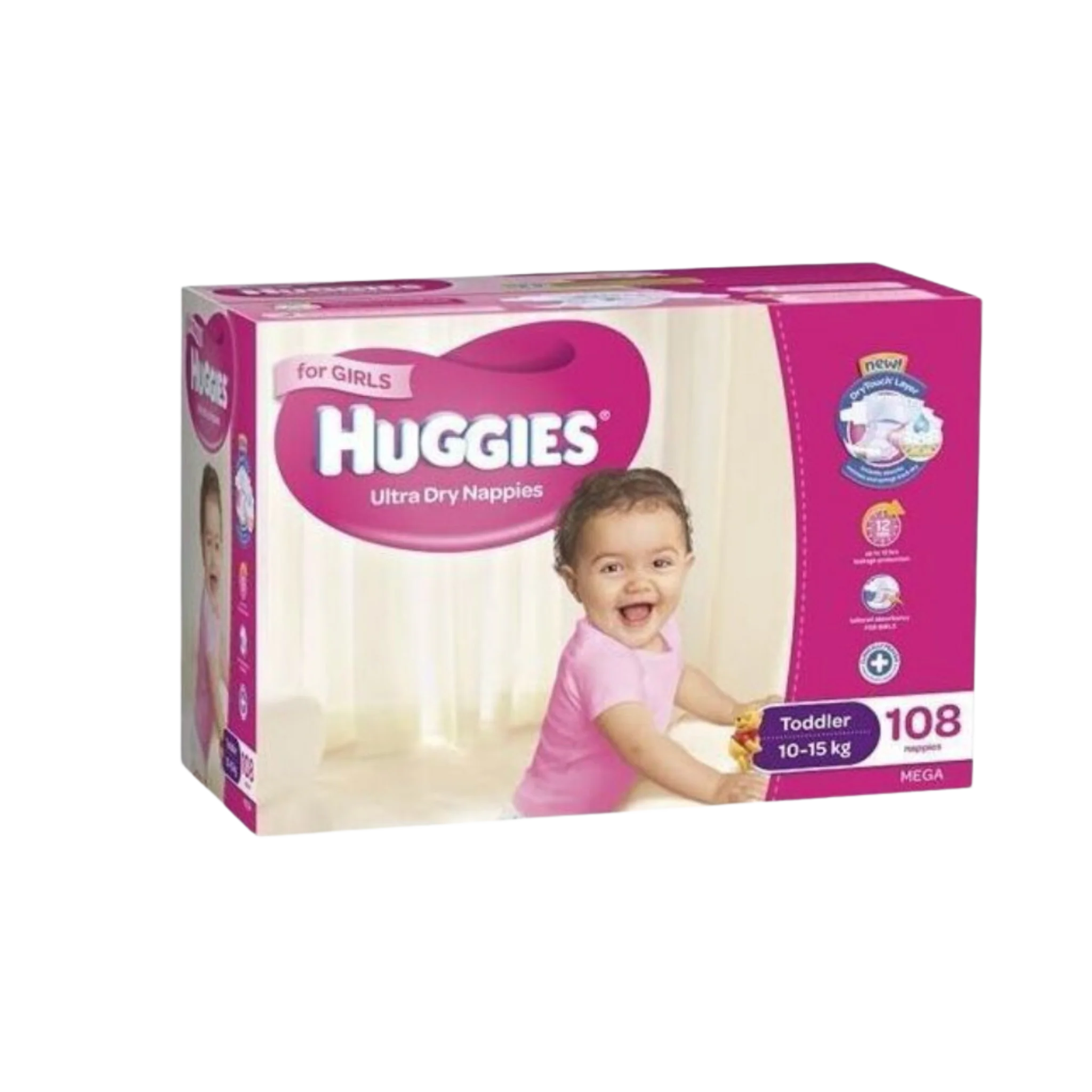 Huggies Toddler Girl Box 108's