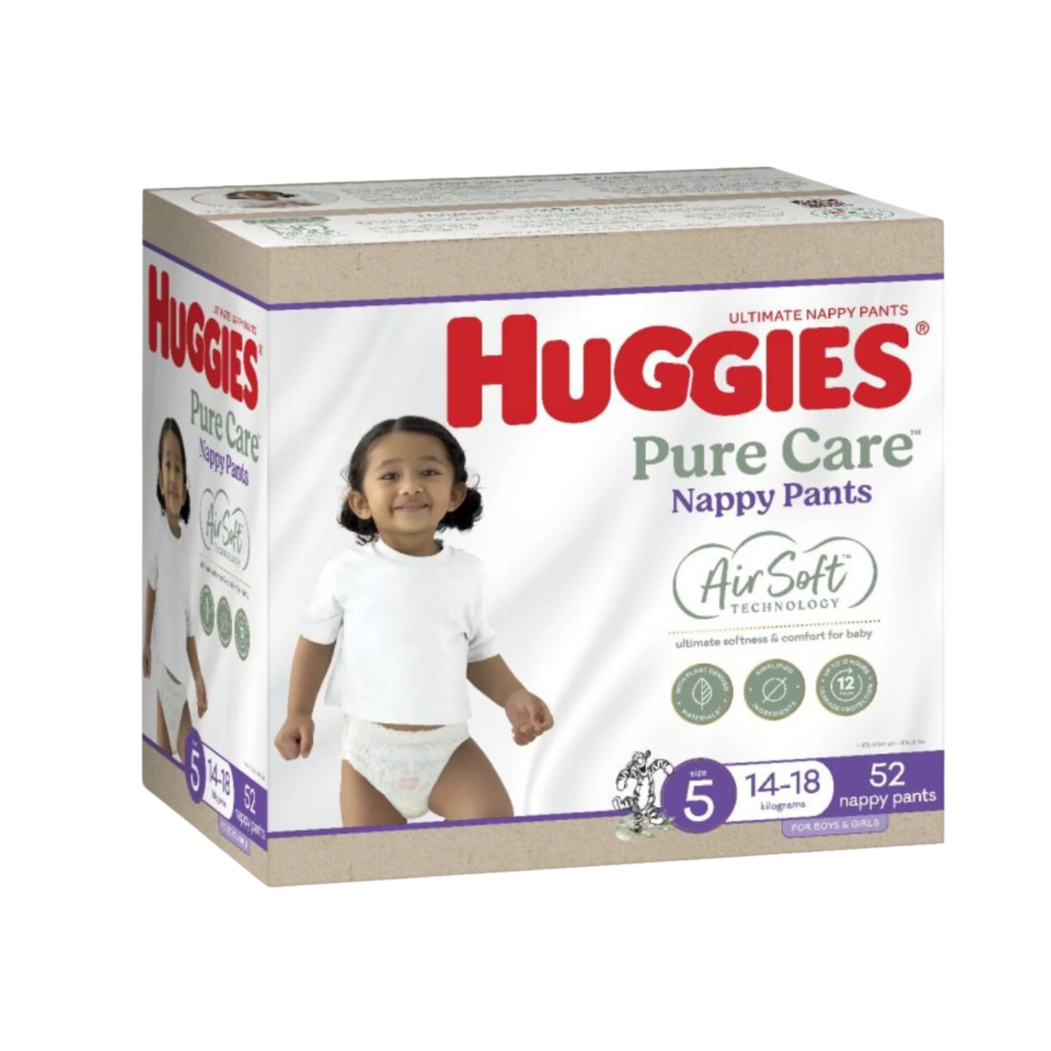 Huggies Ultimate Nappy Pants Size 5 (Walker) Box of 52's
