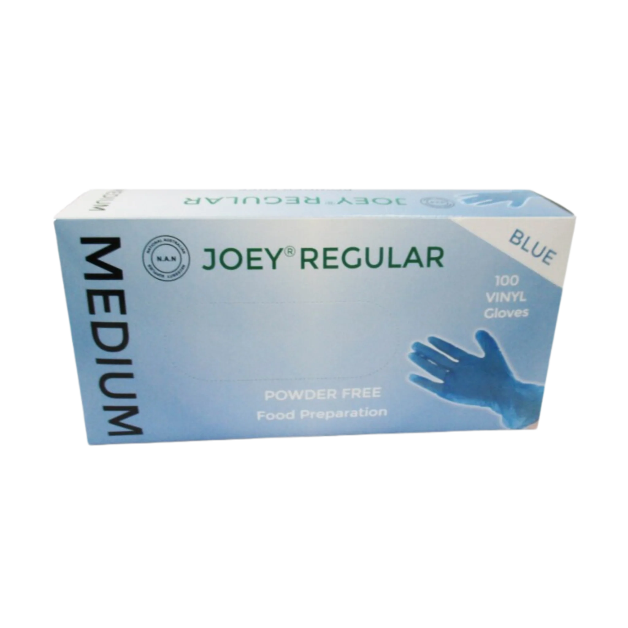 Joey Regular Vinyl P/F 10x100's Blue - Large
