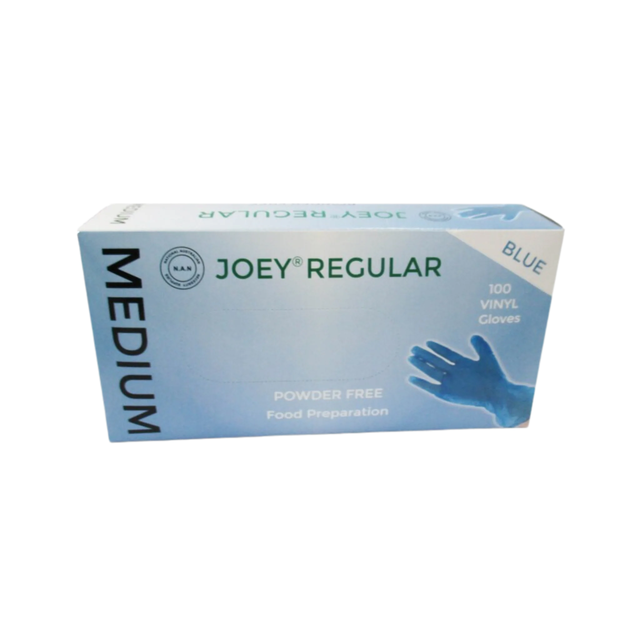 Joey Regular Vinyl P/F 10x100's Blue - Medium