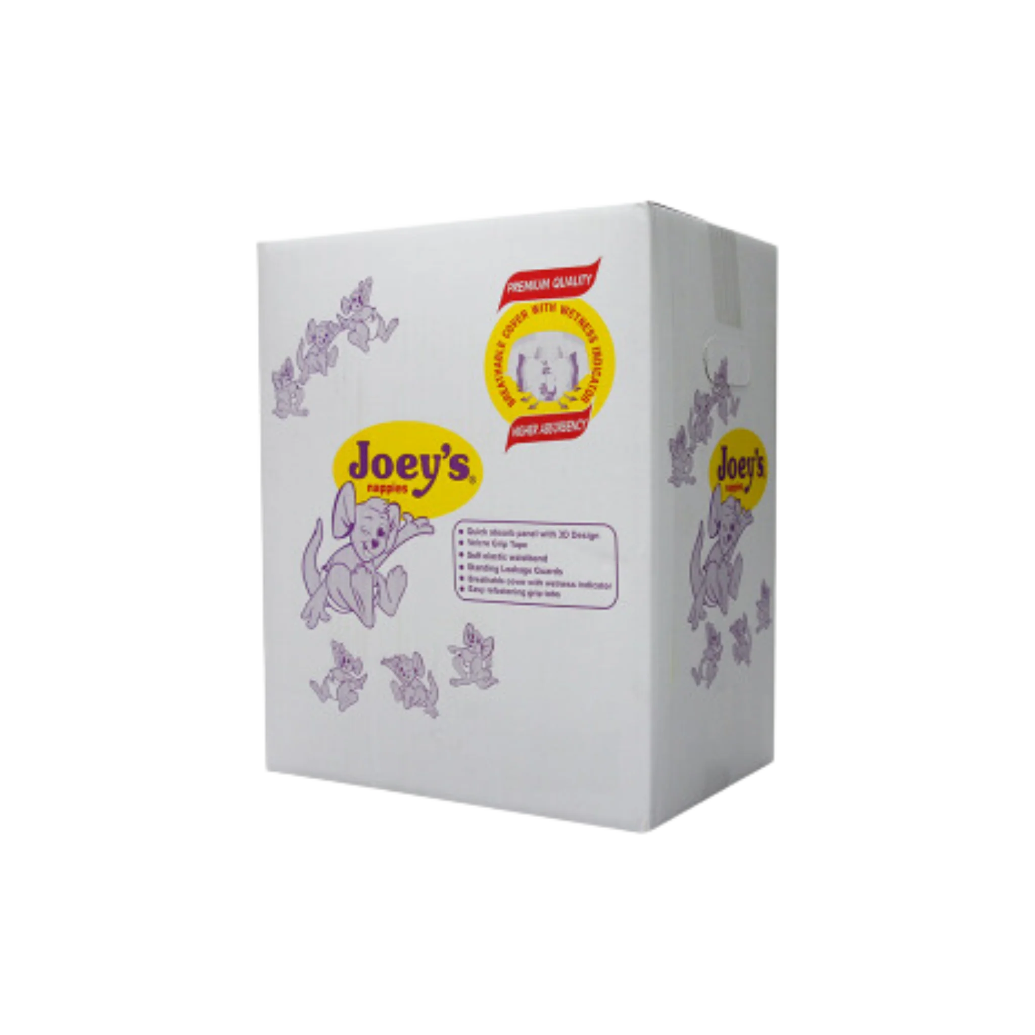Joeys Premium Nappies Junior 100's