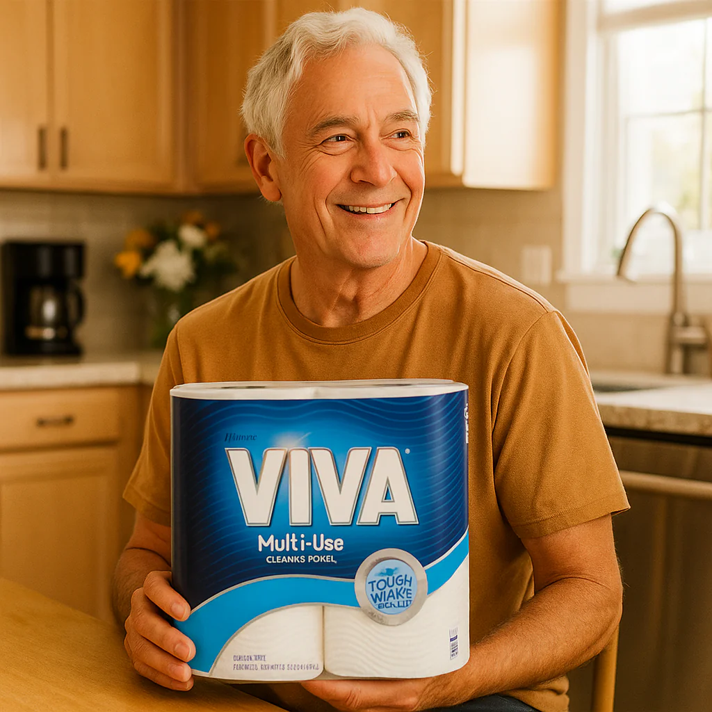 Kleenex Viva Kitchen Towel 2 Ply White 60 Sheet 2 Pack - Image 2