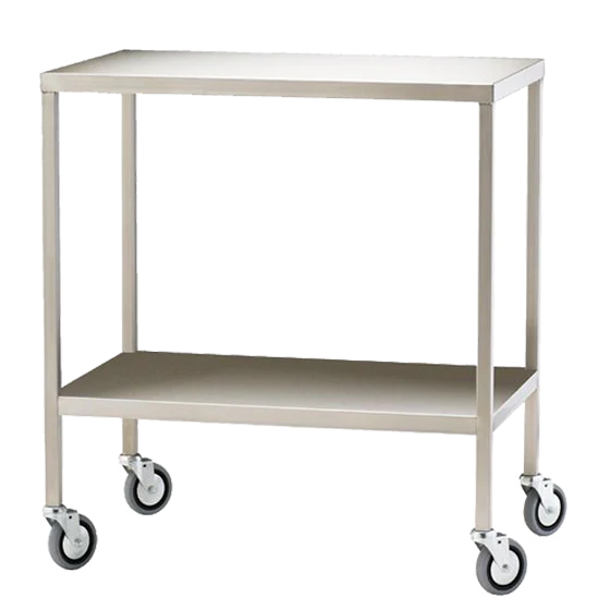 Medium Stainless Steel Trolley 80 x 50 x 90.5cm