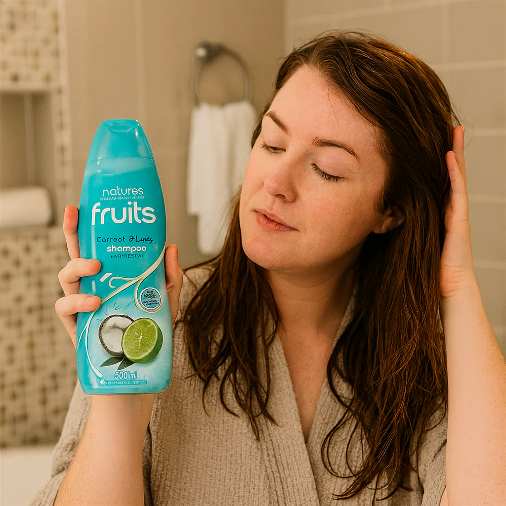 Natures Organics Shampoo 500ml Fruits (Coconut & Lime) - Image 2