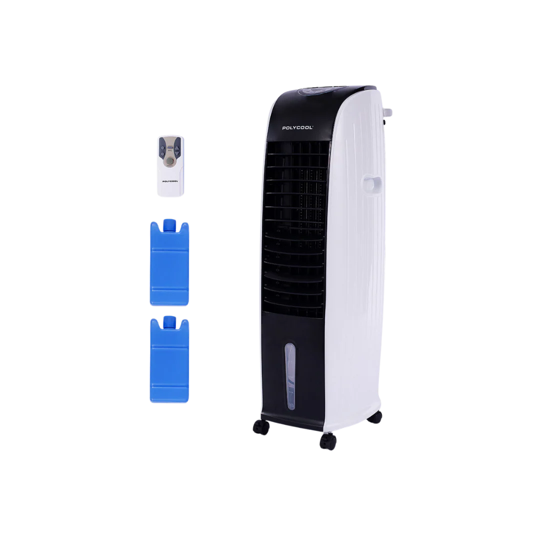 POLYCOOL 8L Portable Evaporative Air Cooler 24 Hour Timer 4 in 1 Cooling Fan - Image 2