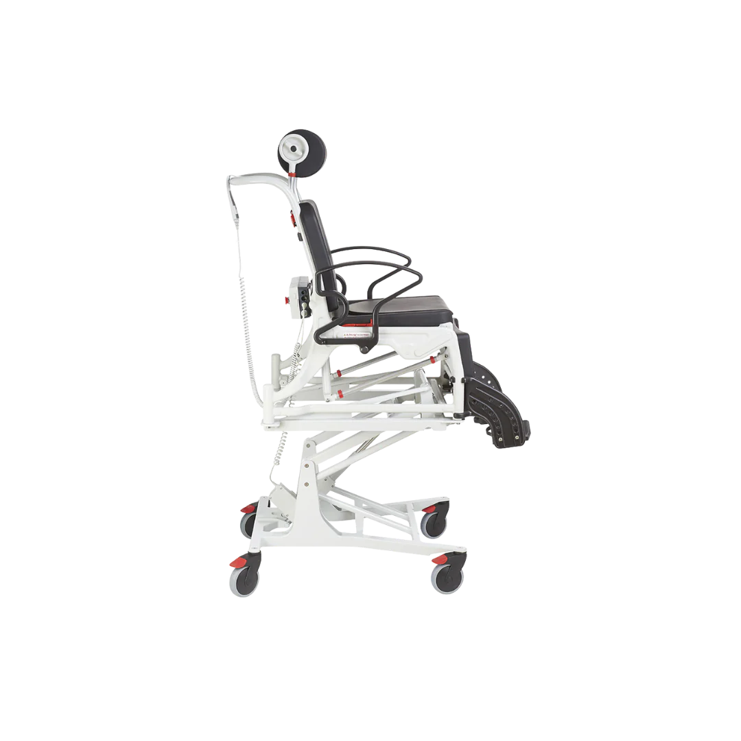 Rebotec Phoenix Multi – Tilt-in-Place and Electric Lift Commode Shower Chair - Image 4