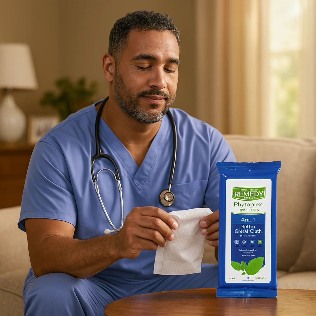 Remedy Barrier Cream Cloth 3.6% Dimethicone 8 wipes (Box of 32) - Image 2