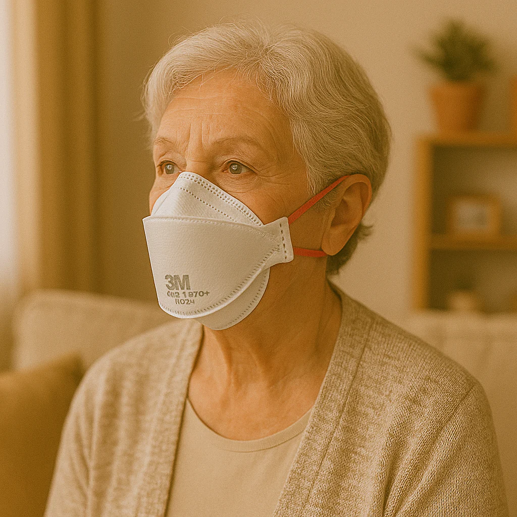 Respirator Mask Non Valved N95 3M 1870  B20 - Image 2