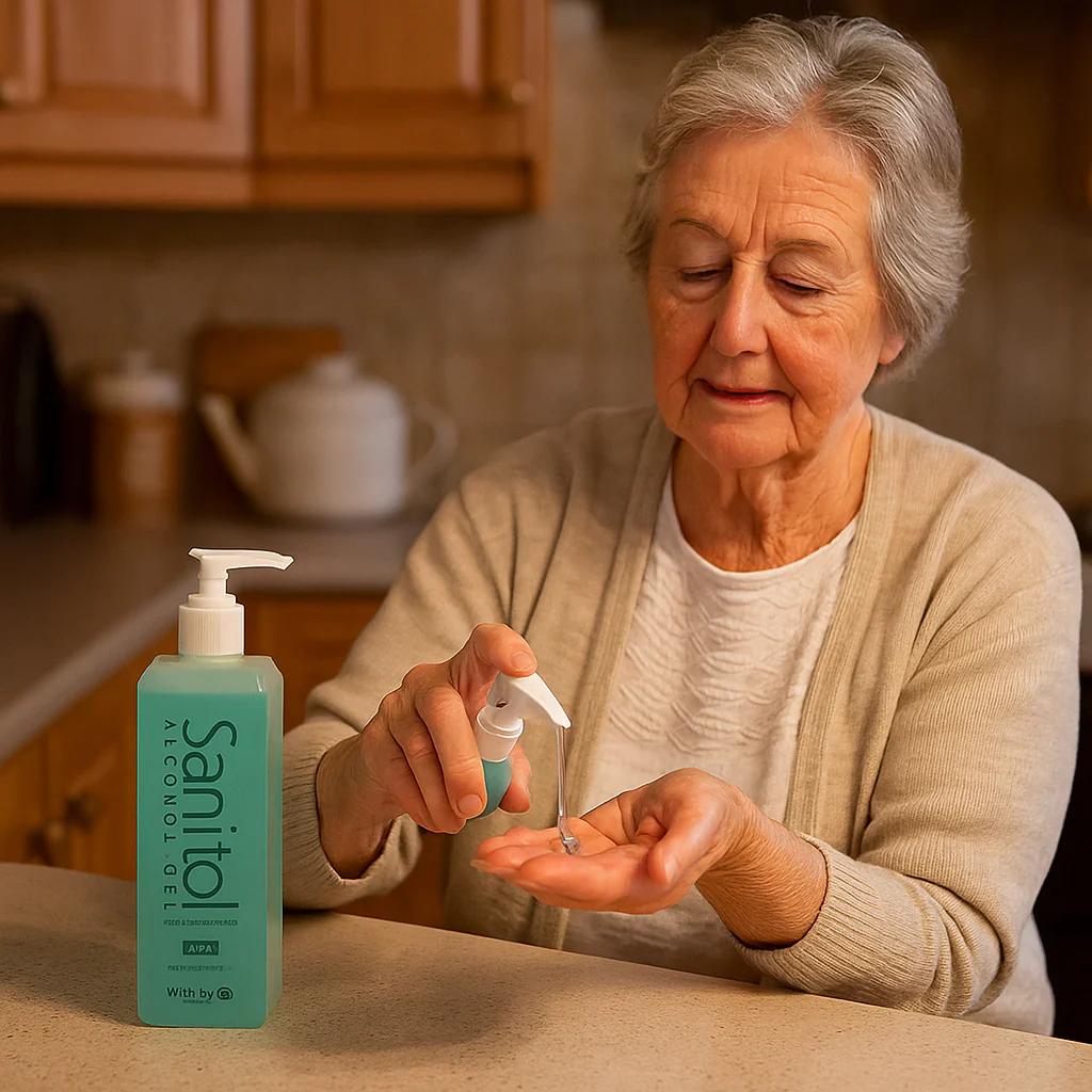 Sanitol Antibacterial Hand Sanitiser 500ml x 12 - Image 2